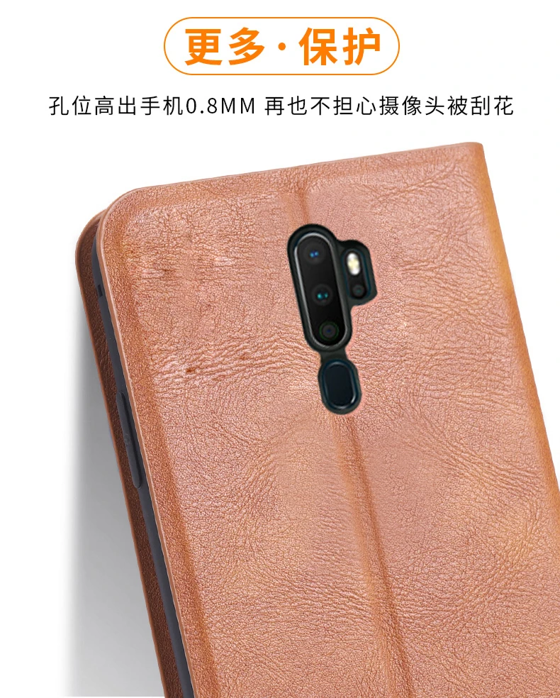 Роскошный кожаный чехол-книжка с подставкой в стиле ретро для OPPO F9 A7 A7X K1 K3 R17 Realme 5 3 Pro Q X Lite Чехол-книжка Магнитный чехол
