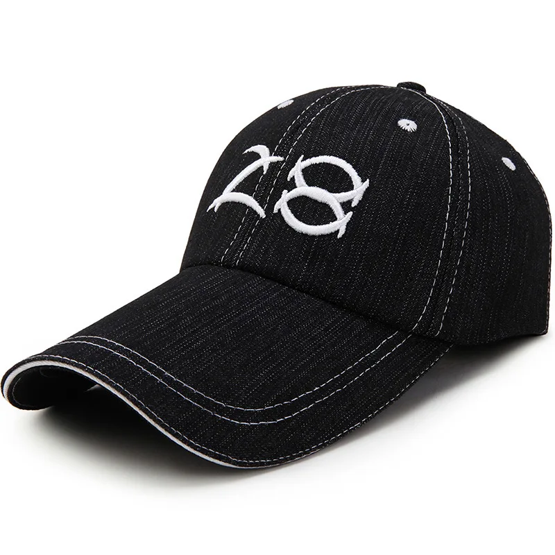 Новинка джинсовая бейсболка для мужчин и женщин Мужская Снэпбэк Кепка Женская