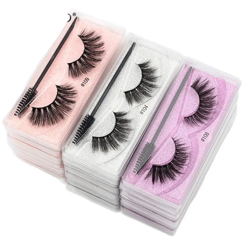 

Eyelash Wholesale 5/10/20/50/100 Pairs 3D Mink Lashes Natural False Eye Lashes Wholesale Mink Eyelashes Makeup Fake Lashes