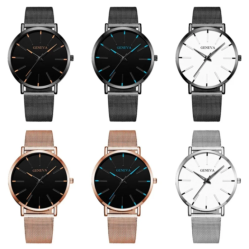 

reloj hombre Men's Watch Luxury Fashion Stainless Steel Men Business Watches Wristwatch Male Clock Watch Relogio Masculino