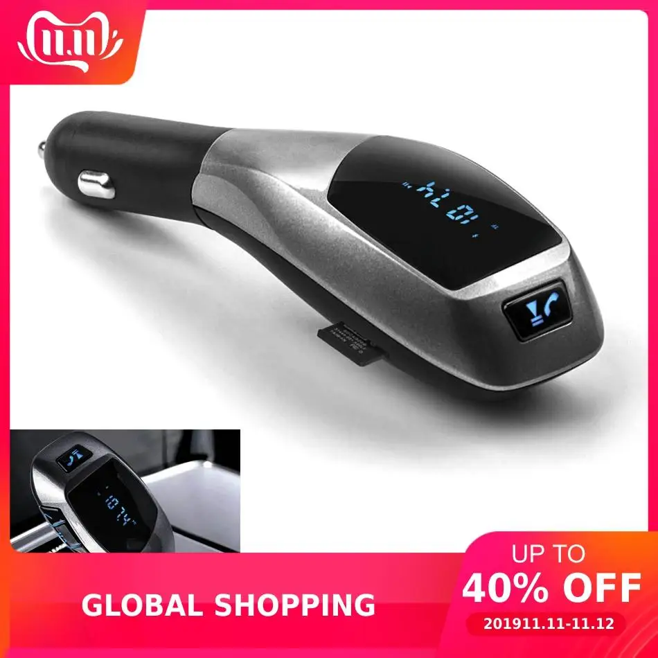 Handsfree комплект беспроводной связи bluetooth для автомобиля fm-передатчик радио авто X5