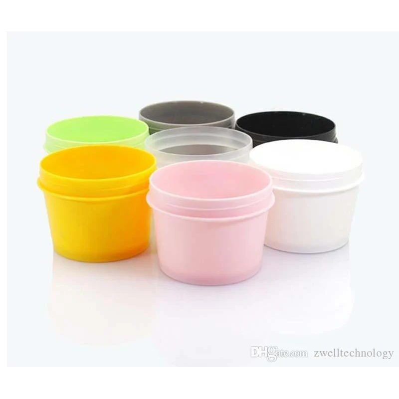 Пластиковые банки для крема лица 100 г гелевые косметические флаконы пластиковая