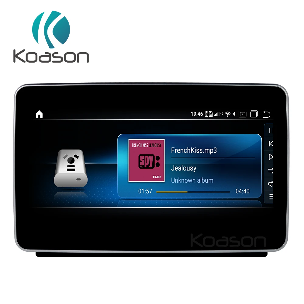 Автомобильный мультимедийный проигрыватель HD сенсорный экран 9 дюймов Android 10 0 GPS