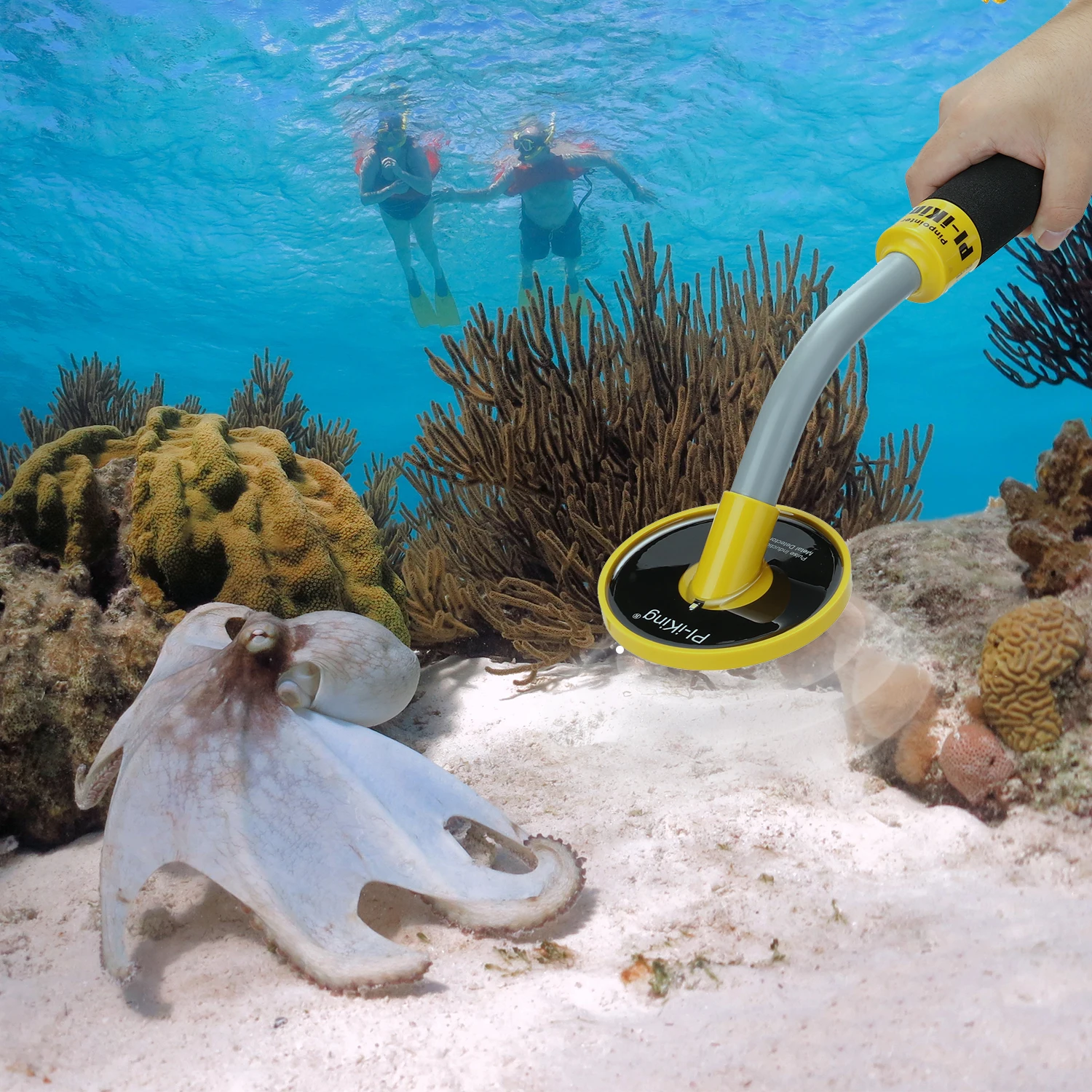 Подводный металлоискатель Pi-iking водонепроницаемый вибратор 750 30 м | Инструменты