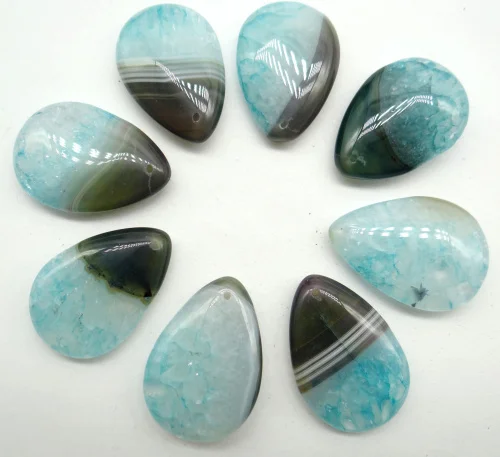 Натуральный камень бразильский кварц кристалл подвеска-Агат КАПЛЕВИДНАЯ