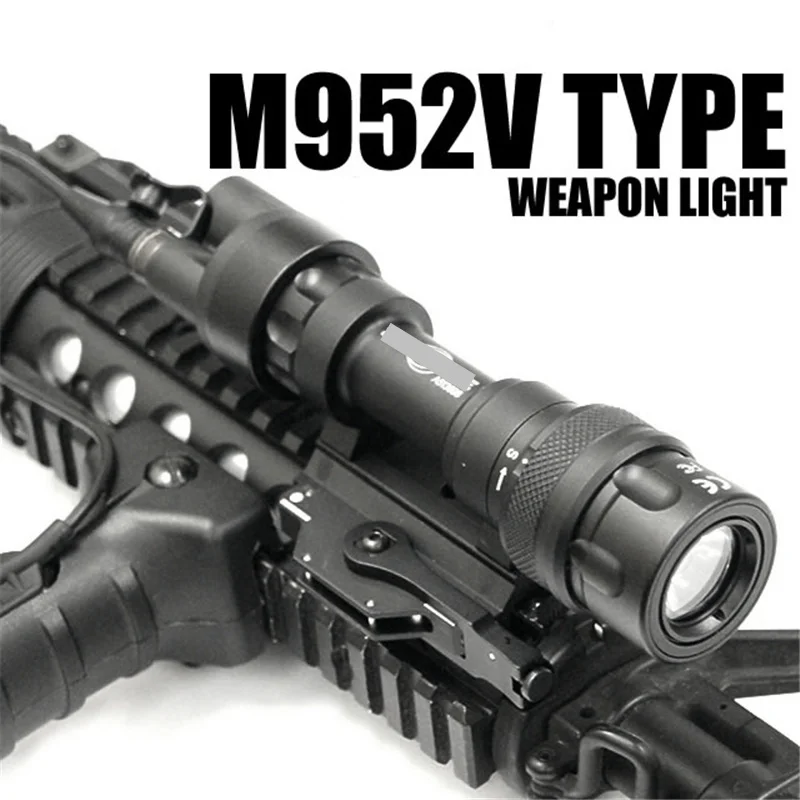 Tactical M952V IR LED Scout Light Gun Flashlight Softair Lamp Rifle Lanterna Shooting Hunting Weapon Lights Airsoft Armas | Спорт и