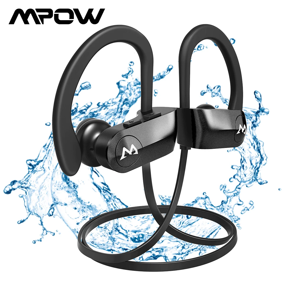 Беспроводные спортивные наушники Mpow D7 IPX7 водонепроницаемые с супер басами