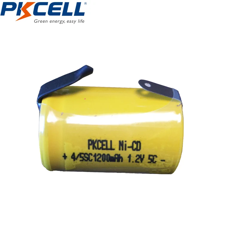 Аккумуляторные батареи PKCELL 1200 мАч 4/5SC subc sub c sc NICD 4/5 1 2 в 20 шт.| |