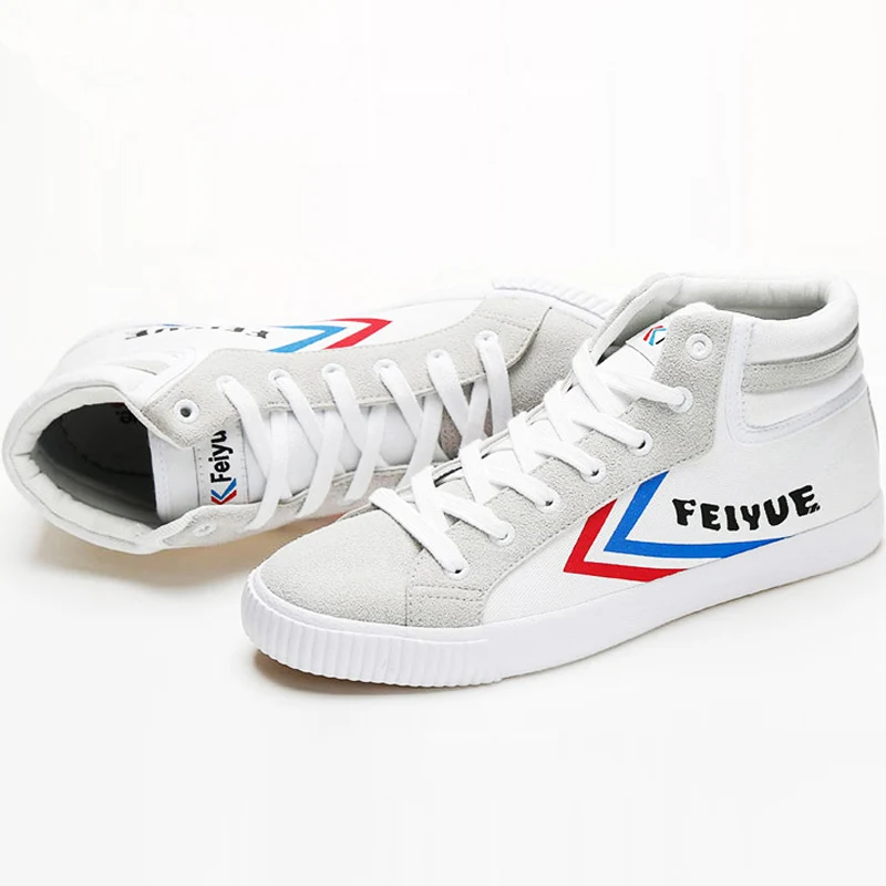 Feiyue/обувь Delat; кроссовки средней высоты; классическая резиновая обувь с высоким берцем на плоской подошве; парусиновая обувь для скейтбординга; уличная культура; мужские и женские кроссовки на шнуровке