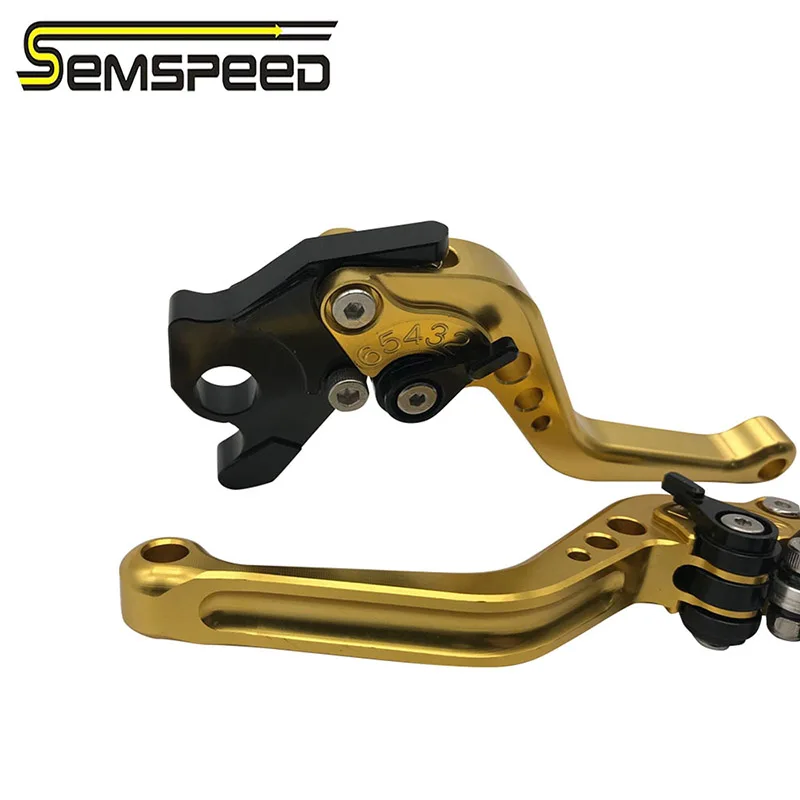 Semspeed Рычаги сцепления Короткие аксессуары для мотоциклов тормоза KAWASAKI NINJA 300 300R