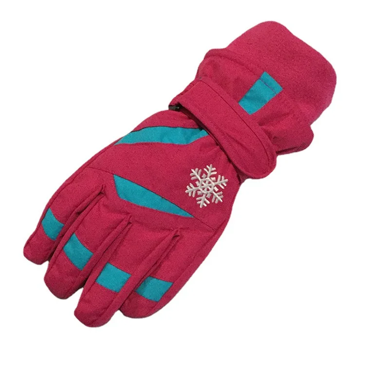 

The new winter outdoor sports children aged 8 to 14 snow ski gloves with thick warm waterproof gloves wholesale