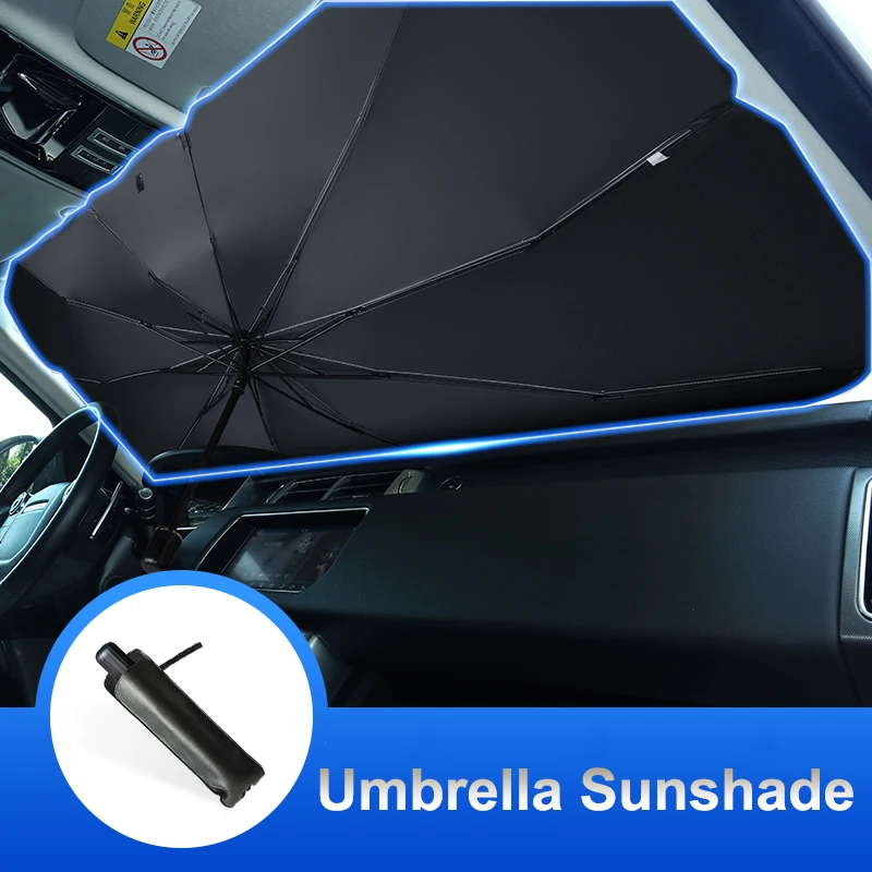 

125/145cm Car Sun Shade Protector Parasol Car Front Window Sunshade Covers Sun Protector Car Windshield Sunshades Protection