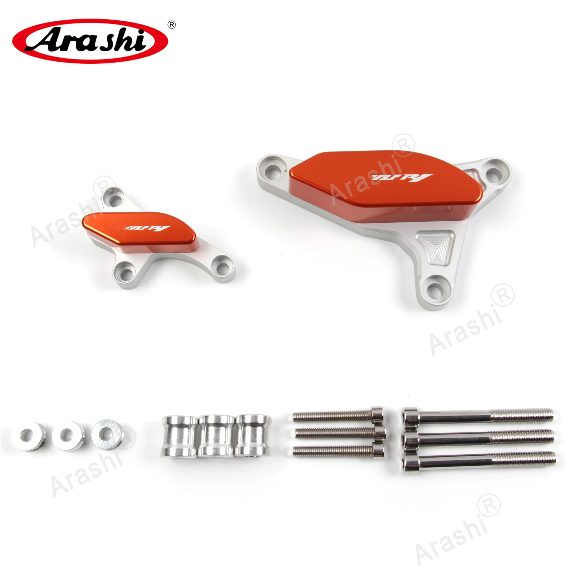 ARASHI 1 комплект Защитная крышка двигателя для YAMAHA R1 R 2004 2008 защита от удара слайдера