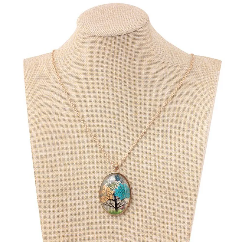 Ожерелье с подвеской в виде дерева овальной формы 1 шт. | Украшения и аксессуары