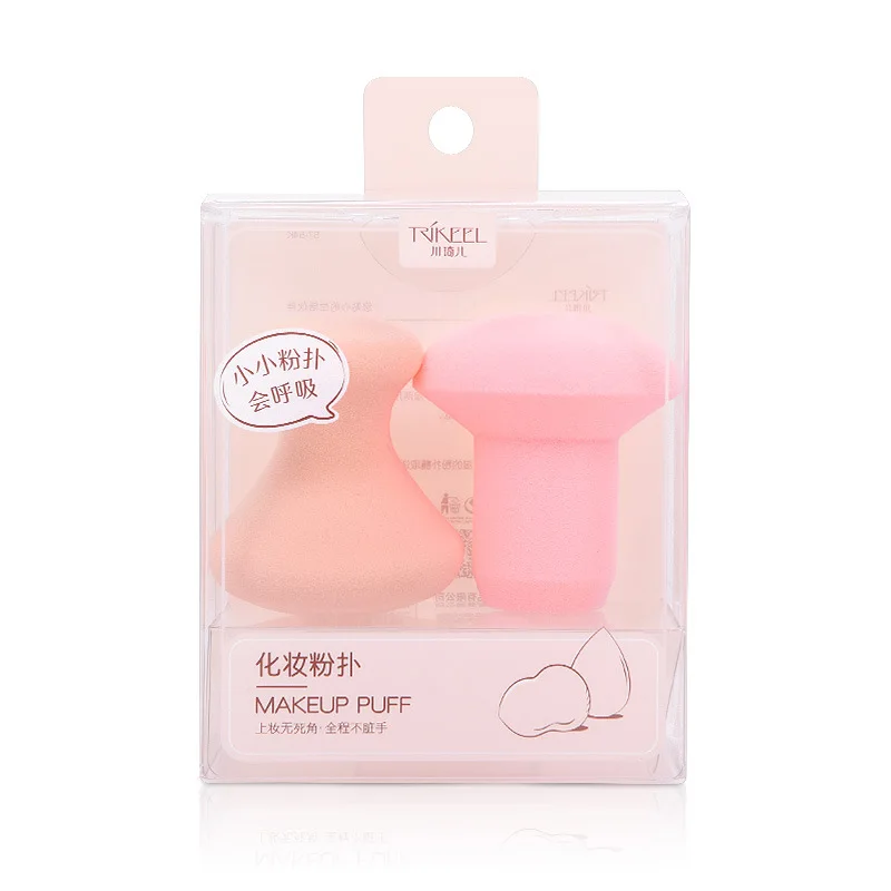 

2Pcs/set Makeup Beauty Sponge Foundation Cosmetic Puff Smooth Face Contour Concealer Powder Make Up Tool