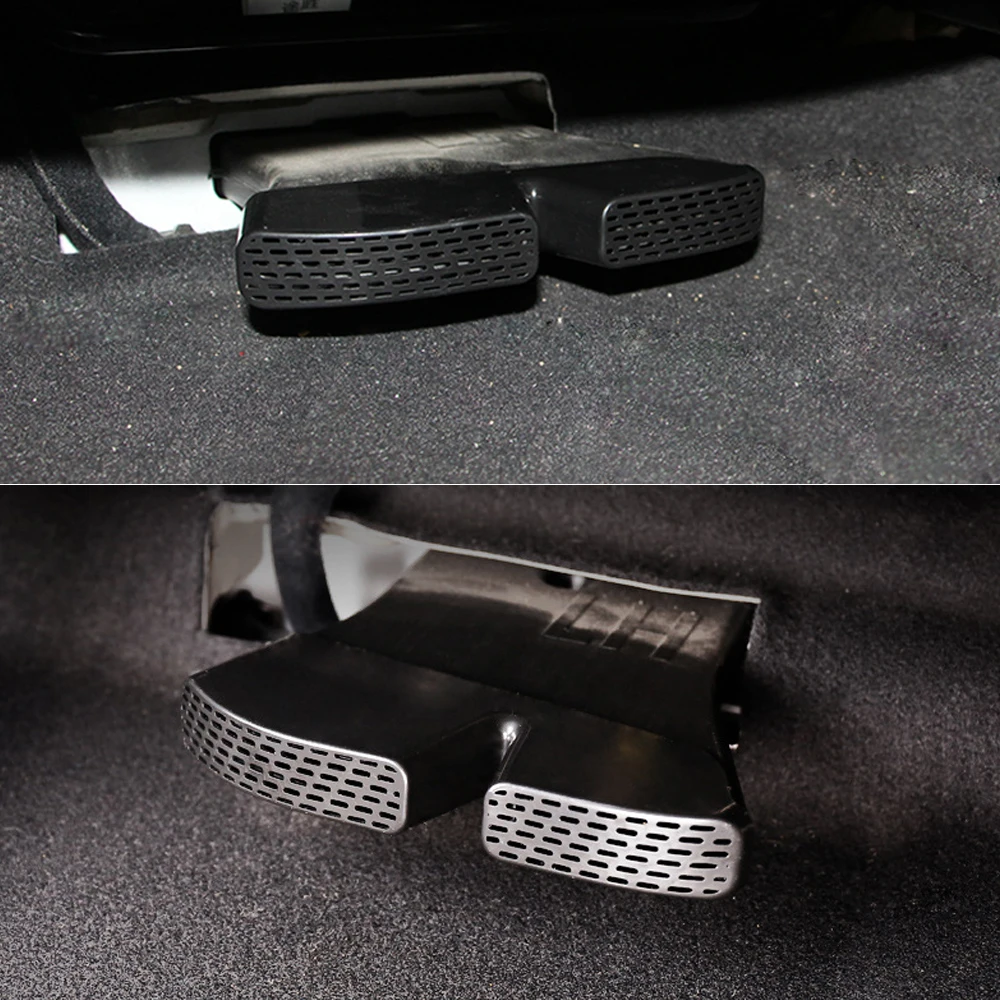 

2PCS For Hyundai Tucson 2016 2017 2018 Under Seat Rear A/C Heater Floor Air Conditioner Duct Grill Grille Air Vent Cover Trim