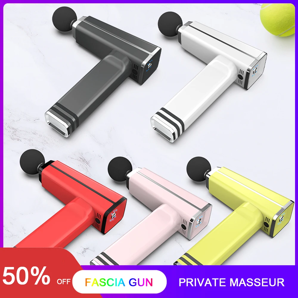 

Пистолет для массажа мышц, Профессиональный пистолет для массажа мышц, спортивный релаксатор, стимулятор мышц, ручной массажер