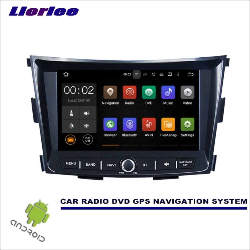 Liorlee автомобильный Android мультимедийный плеер для SsangYong Tivoli 2015 2017 GPS Радио