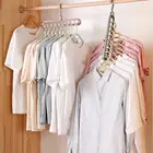 Вешалка для одежды, шкаф-органайзер, компактная вешалка, стойка для одежды с несколькими отверстиями, пластиковая вешалка для хранения шарфов, одежды