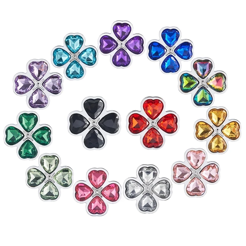 New small size four leaf clover Metal Anal butt plug 12 jewelry color beads kegel ball silicone eggs Sex toy for men women | Красота и