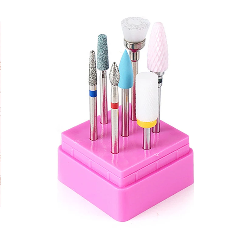 

High Temperature Resistance Cuticle Removal Fine Manicure Ceramic Acrylic Nail Drill Bits for Gel Removal Cuticle Clean