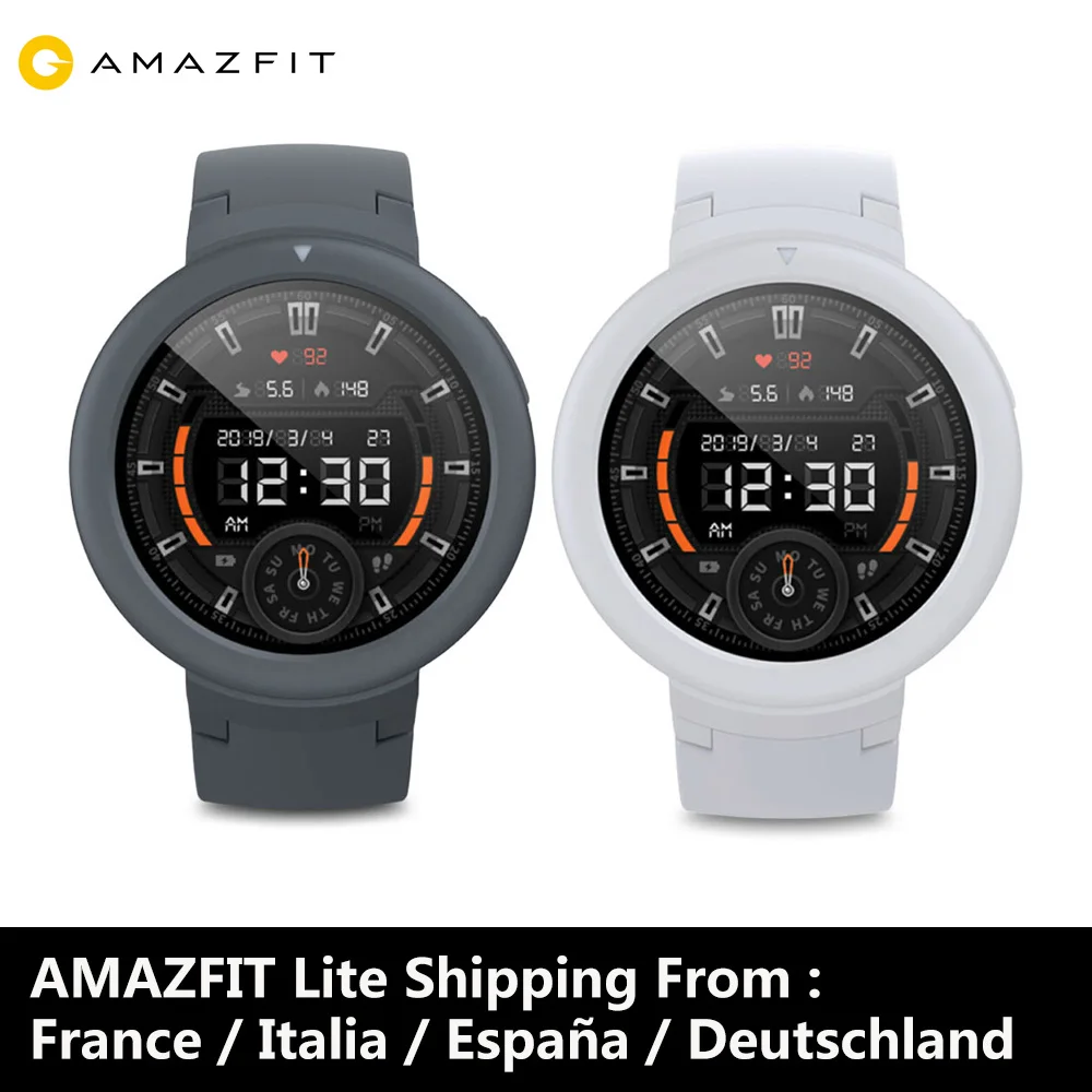 Глобальная версия Huami AMAZFIT Verge Lite Смарт-часы gps Смарт-часы IP68 AMOLED экран сердечного ритма Смарт-часы спортивные водонепроницаемые