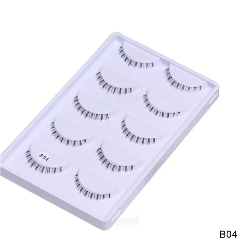 5 Pairs Makeup False Eyealshes Handmade 3D Natural Under Lashes Eyelashes Lower Bottom Extension | Красота и здоровье