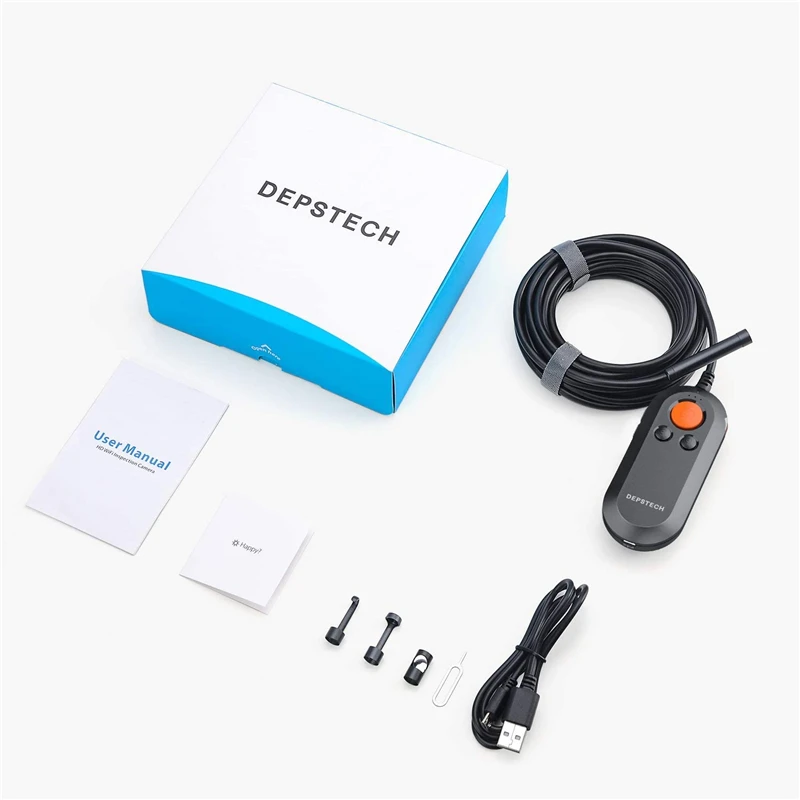 DEPSTECH 8 5 мм 5.0MP FHD Беспроводной эндоскоп 3x Цифровой зум Камера гибкий 6 Регулируемых