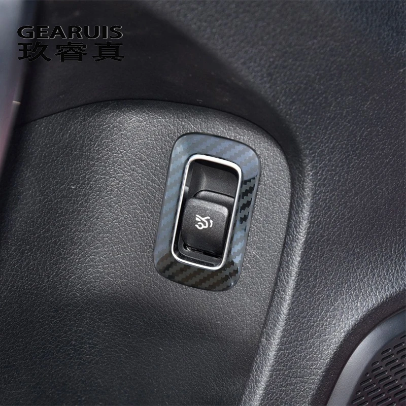 

For Mercedes Benz A Class A180 W177 Auto Accessories Covers Stickers Carbon Fiber Interior Trim Trunk Switch Buttons panel Frame