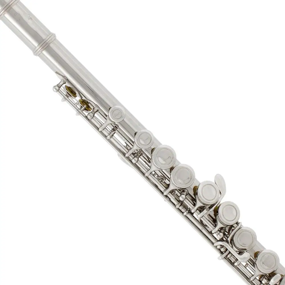 Флейта с ключом 16 отверстиями капроникель никелевым посеребренным покрытием