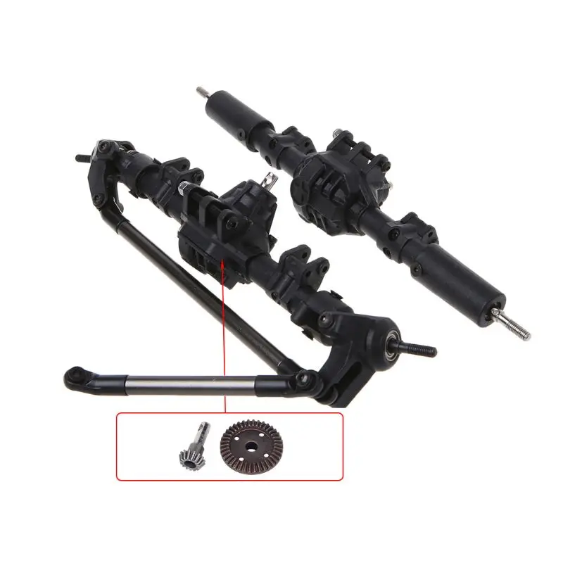 CD 1:10 RC Гусеничный полный дифференциальный мост для осевой SCX10 II 90046 90047 RC автомобилей запчасти для обновления - Цвет: CD