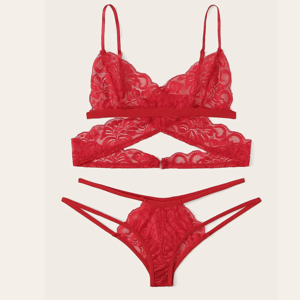 Вы уверены что не приедете в новый сексуальный женский кружевной бюстгальтер с v