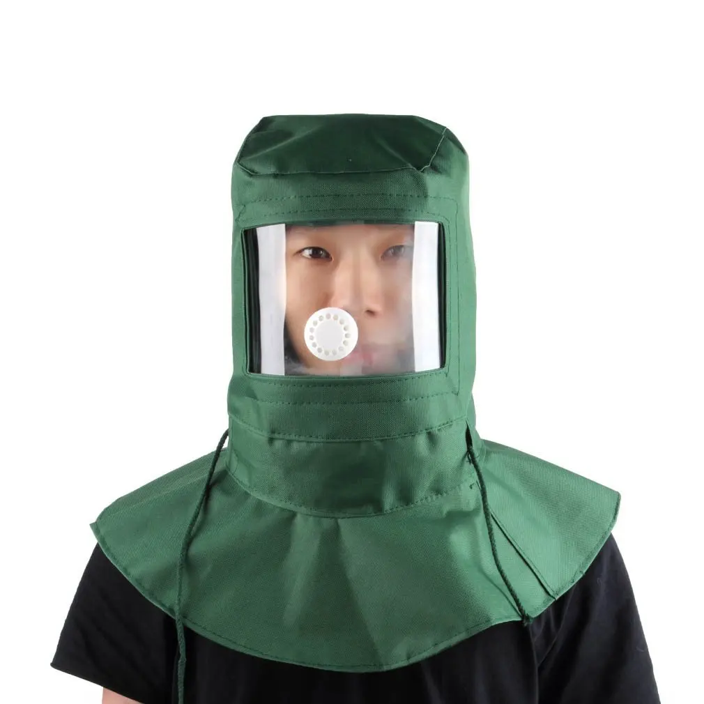 Рабочая маска для лица промышленная защитная шлема Пескоструйный капюшон