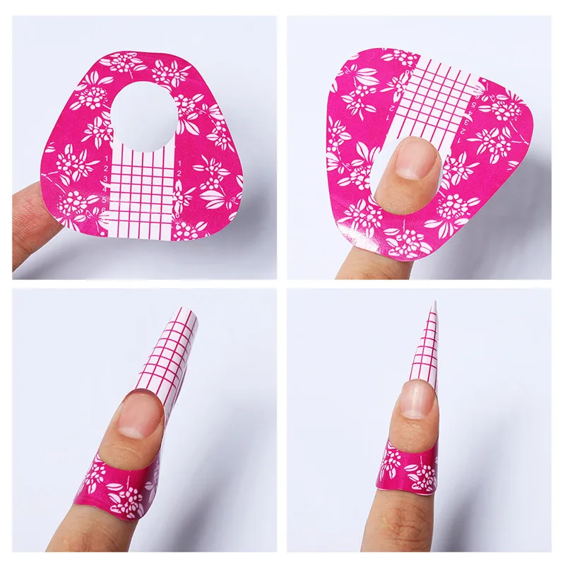 Форма для французского маникюра форма ногтевого дизайна акриловая наклейка