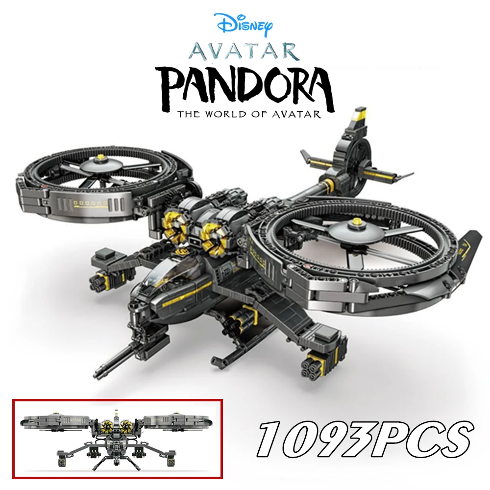 

New Disney Avatar World of Pandora Star Space Wars Army Military Toy Technical Aircraft Fighter Plane Building Blocks Bricks Kid