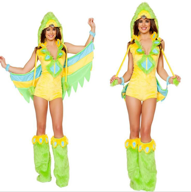 Модный меховой синий и серый женский косплей Волк животные сексуальный