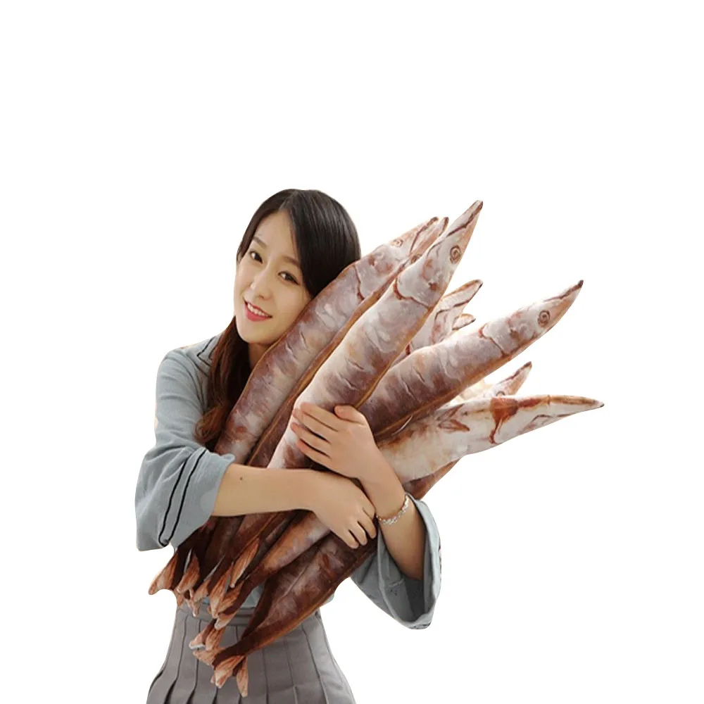 75 см новый дизайн соленая Подушка-рыба кукла плюшевая игрушка мягкая мультяшная