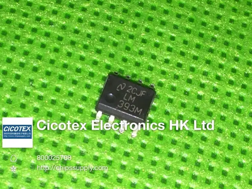10 шт./лот LM393MX SOP8 IC COMP двойной короче спереди и длиннее сзади) кнопка включения 8 SOIC