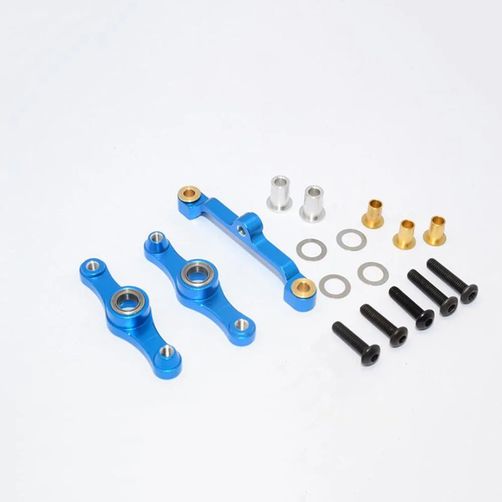 

RC Car Aluminum Alloy Racing Steering Link Set for Tamiya TT01 TT01E TT01D TT01ED Tyep-E 54058 53864 1/10 Upgrade Parts