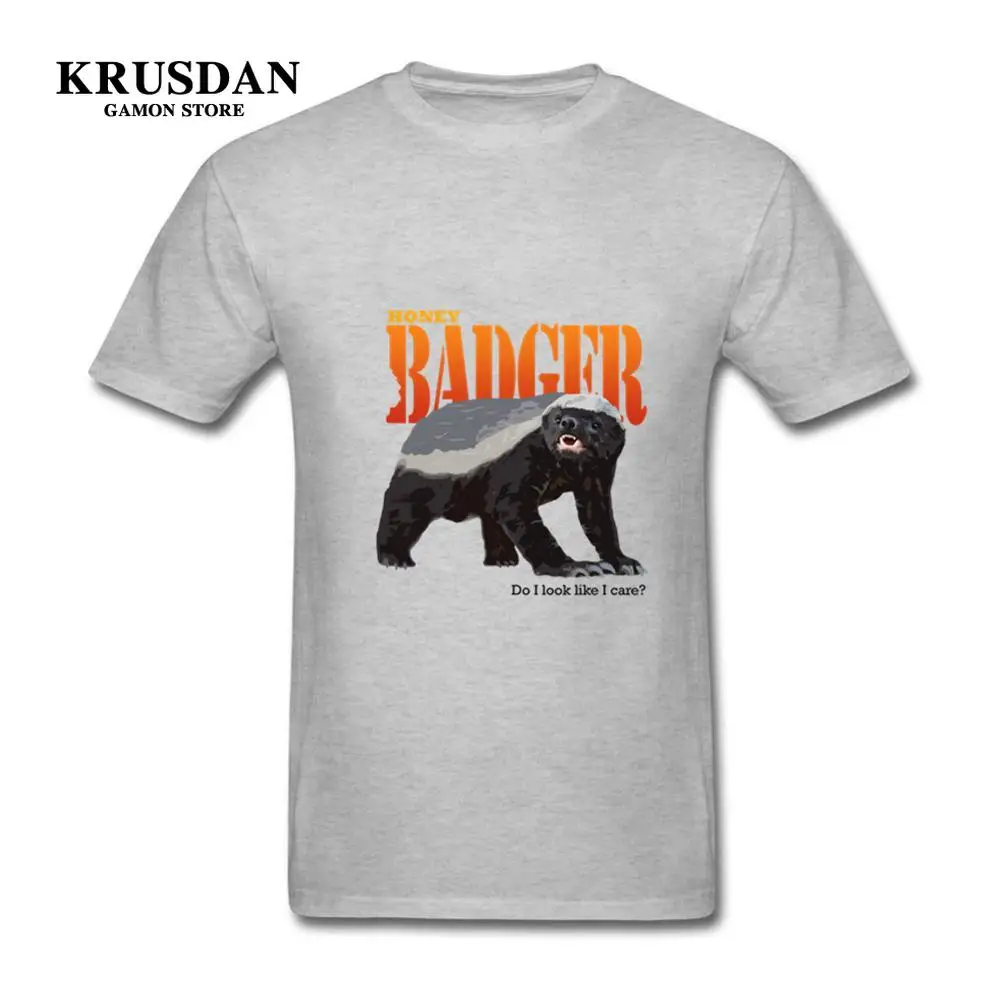 2019 арт Медоед не заботится о мужских футболках панк желтые костюмы для молодежи