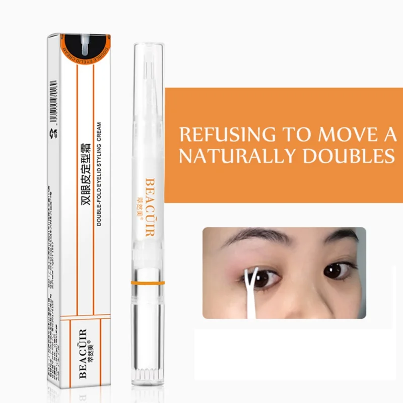 Невидимые двойные веки крем для укладки большой глаз прозрачные супер