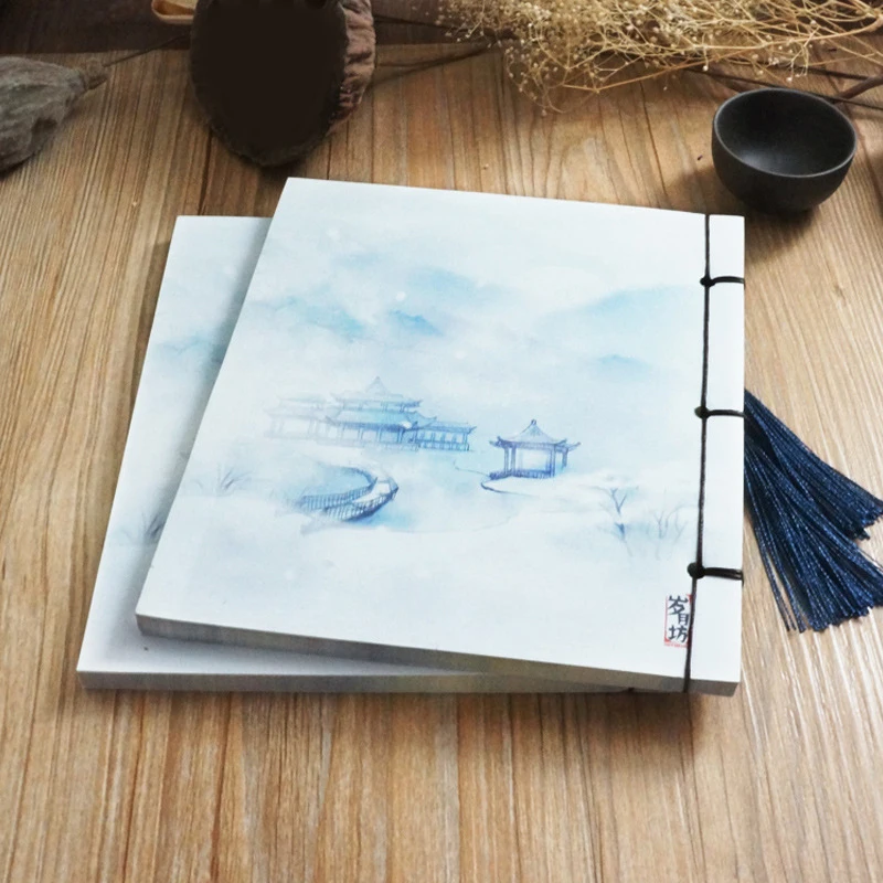 Оригинальный декоративный блокнот ручной работы в древнем китайском стиле с