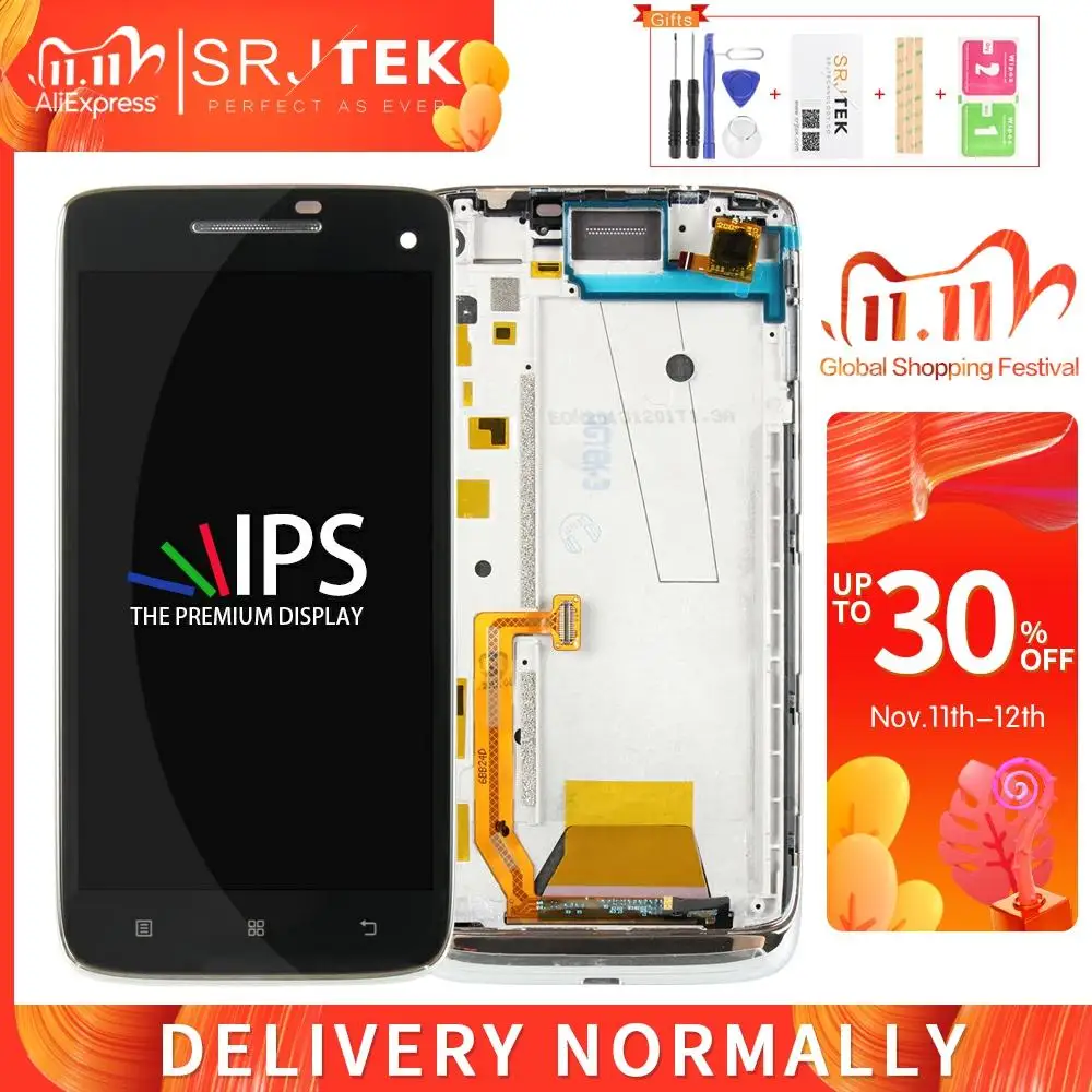 

Дисплейный модуль Srjtek для lenovo s960, с рамкой, S960t