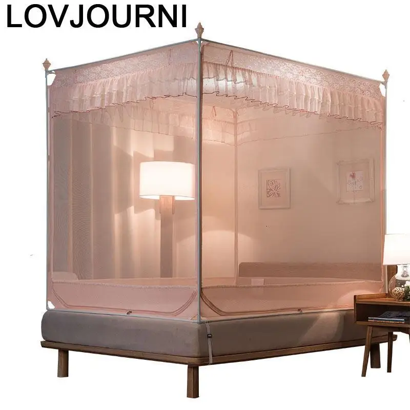Двойной декор для комнаты маленьких девочек Baldachin Dekoration Mosquiteros Para Cama Moustiquaire Klamboe