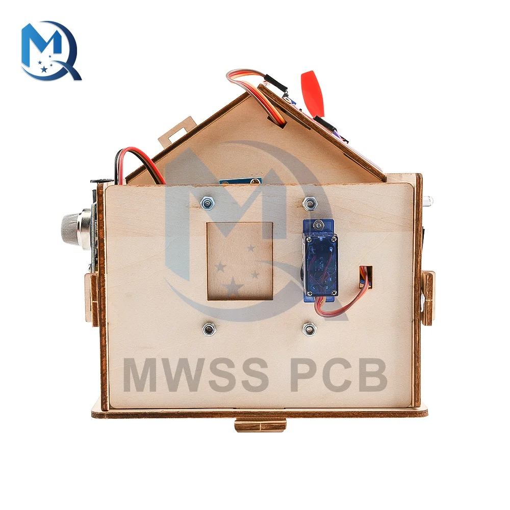 Learning Smart Home House DIY Kit Complete Set Of Sample Program Materials STEM With Plus Board Assembly Steps For Arduino