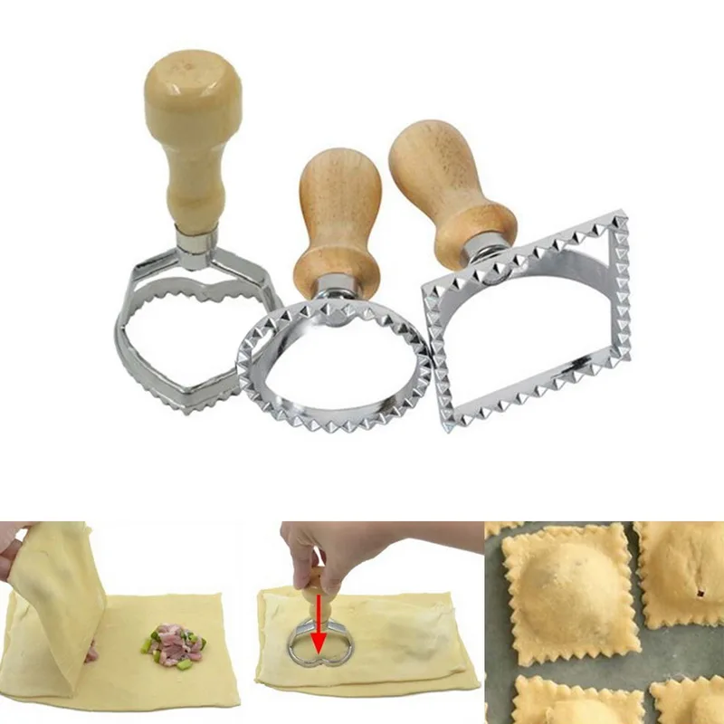 Нож для равиоли комплект паста Пресс Кухня насадок клецки создатель прессформы