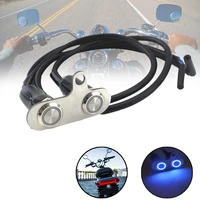 yulling 12v waterproof led halo motorcycle handlebar switch double on off push button