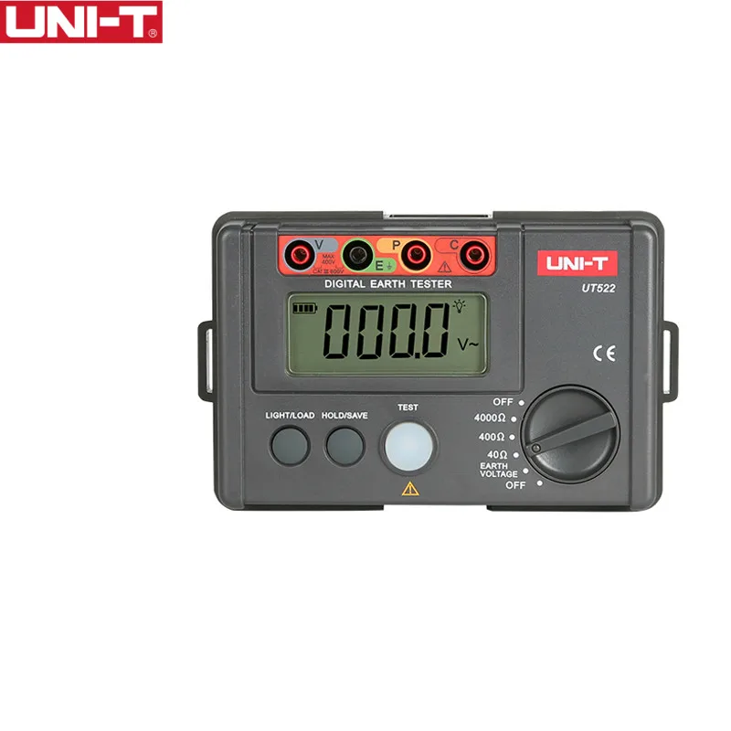 

UNI-T UT522 Digital Earth Ground Resistance Tester AC Earth Insulation Resistance Tester