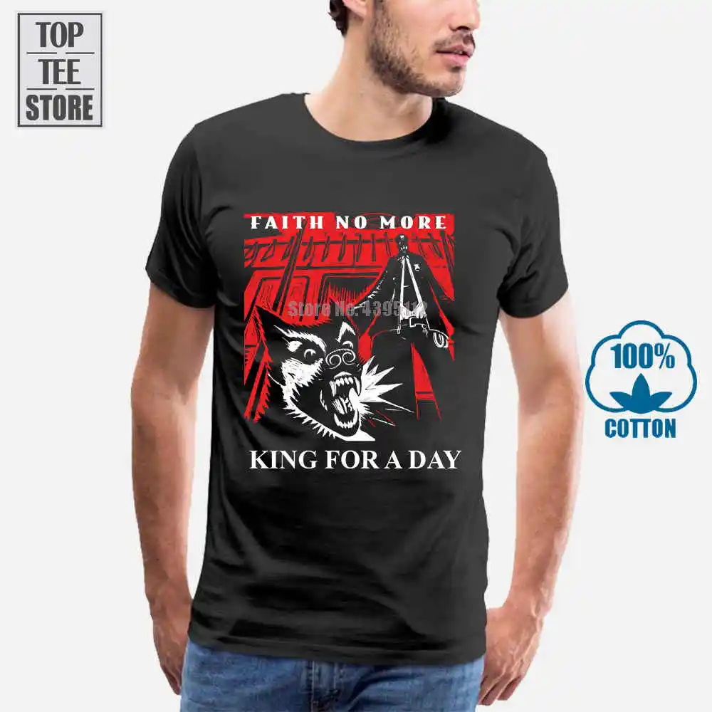 Мужская модная футболка с надписью Faith No More King For A Day коллекция 1995 года черная