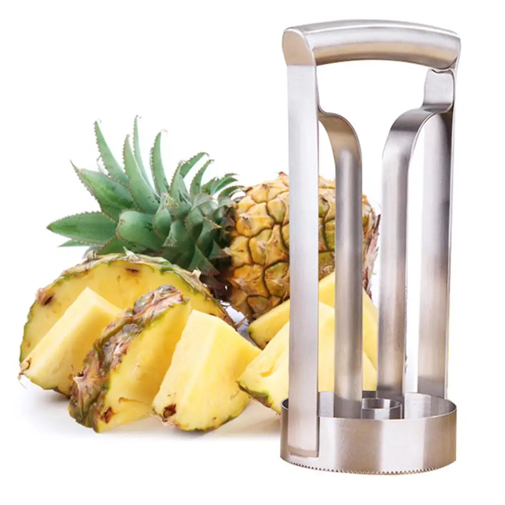 1Pc Stainless Steel Kitchen Tools Easy To Use Pineapple Peeler Accessories Slicers Fruit Knife Cutter Corer Slicer | Дом и сад